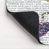 二羽の蝶ハート マウスパッド (コーナー)