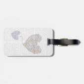 二羽の蝶ハート ラゲッジタグ (裏面横)