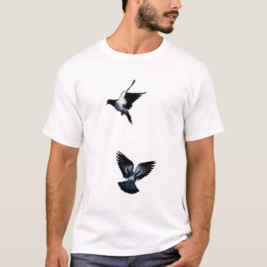 二羽の鳥 Tシャツ (正面)