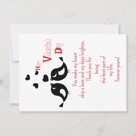 二羽の黒い鳥 カード (正面)