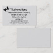 二羽シルエット個人相談会 名刺 (正面/裏面)