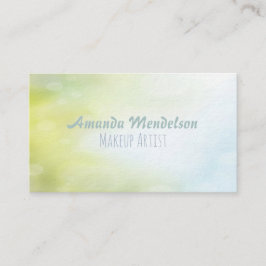 二色の水彩画の勾配の《写真》ぼけ味 名刺