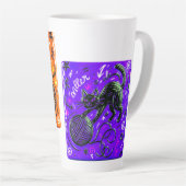 二色の猫  カフェラテマグ (右アングル)