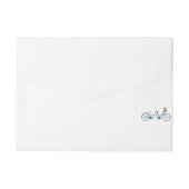 二色タンデムバイク用自転車 ラップアラウンド宛名ラベル (裏面)