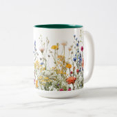 二色マグカップ 450ml ツートーンマグカップ (正面右)