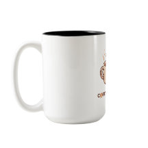 二色マグカップ、450ml