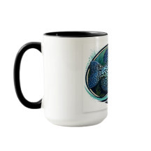 二色マグカップ、450ml