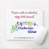 二色性のガラスマウスパッド マウスパッド (マウス)