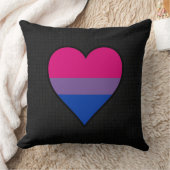 二色性プライドハート枕 クッション (ブランケット)