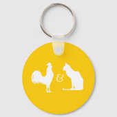 二色性 キーホルダー (正面)