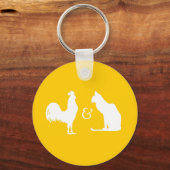 二色性 キーホルダー (正面)