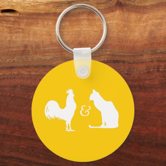 二色性 キーホルダー (正面)