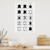 二色猫の等級と特別表示 ポスター (キッチン)