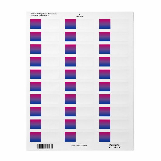 二色 ラベル (フルシート)