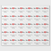 二花嫁の夫結婚婦 ラッピングペーパー (フラット)