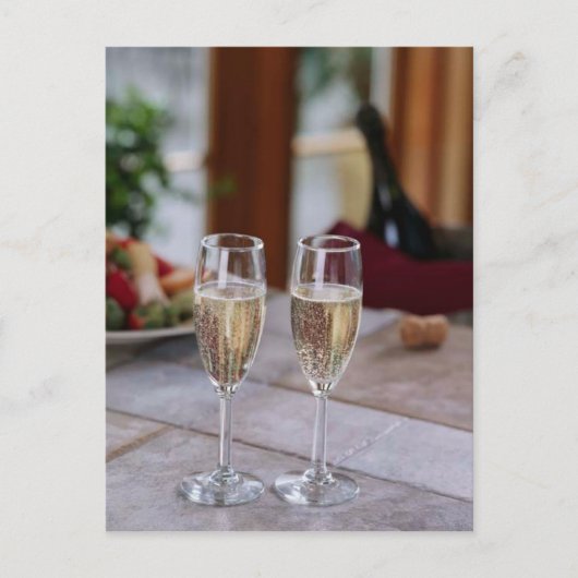二葉書用シャンパン ポストカード (正面)
