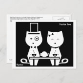 二葉書茶 ポストカード (正面/裏面)