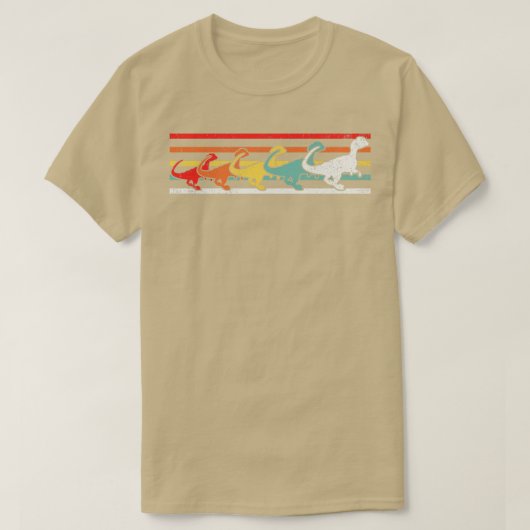 二葉類恐竜古生物学 Tシャツ (デザイン正面)
