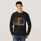 二言語教師のバックトゥスクール隊_2 Tシャツ (正面フル)