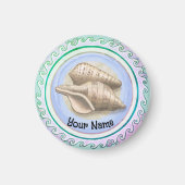 二貝かわいらし貝 マグネット (正面)