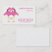 二踊りフラミンゴ 名刺 (正面/裏面)