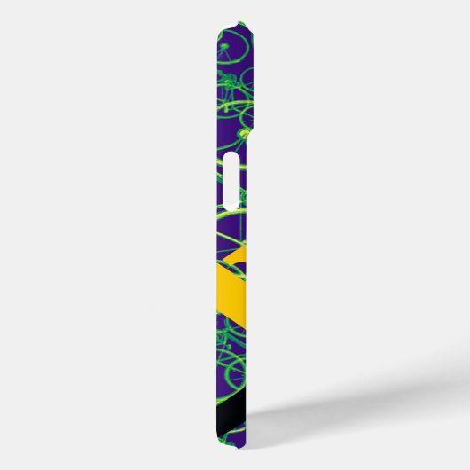 二輪で自転車の生活をパターン化する Case-Mate iPhoneケース (裏面 / 右)