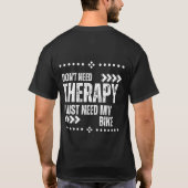 二輪の無限の道 モーターサイクル アドベンチャー Tシャツ (裏面)