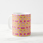 二輪の花のバラ コーヒーマグカップ (正面左)