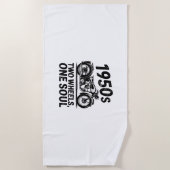 二輪ワンソウルバイク ビーチタオル (正面)