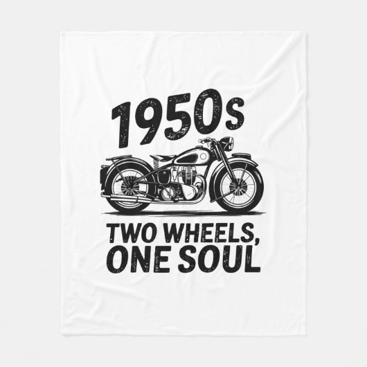 二輪ワンソウルバイク フリースブランケット (正面)