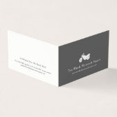 二輪車ホワイトモータリングサービスアポイントメント 名刺 (外部)