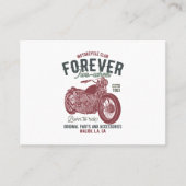 二輪車 名刺 (正面)