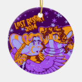 二進メロディー -- 最後のRes0rt 2014のオーナメント セラミックオーナメント (正面)