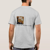 二進ロボット冗談 Tシャツ (裏面)