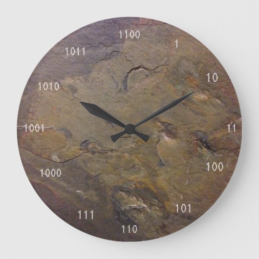 二進時計 ラージ壁時計 (正面)