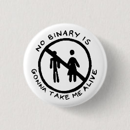 二進私は生きたボタンを取ろうとしていません 缶バッジ
