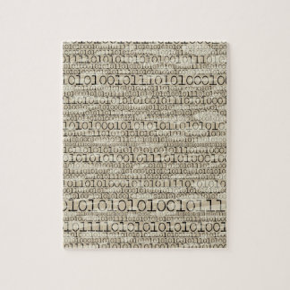 二進粋でファンキーなおたくの真面目なギークのレトロ ジグソーパズル