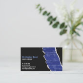 二進裂け目-青 名刺 (スタンド正面)