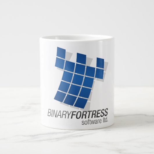 二進要塞のマグ ジャンボコーヒーマグカップ (正面)