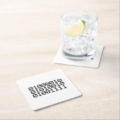 二進BRO スクエアペーパーコースター (インサイチュ)