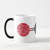 二酸化炭素分子構造 モーフィングマグカップ (左)