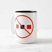 二酸化炭素排出 ツートーンマグカップ (正面左)