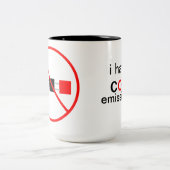 二酸化炭素排出 ツートーンマグカップ (中央)