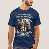 二酸化炭素 トランプ 石油 ガス 価格 食料の手頃さ WH Tシャツ (正面)
