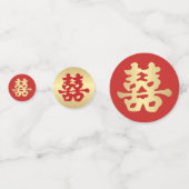 二重の幸福結婚の コンフェッティ (裏面)