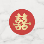 二重の幸福結婚の コンフェッティ (スモール正面)