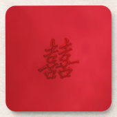 二重の幸福結婚の コースター (正面)