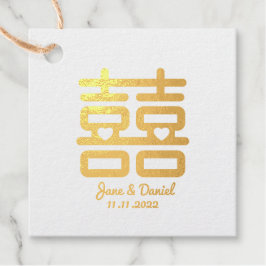 二重の幸福結婚の フェイバータグ