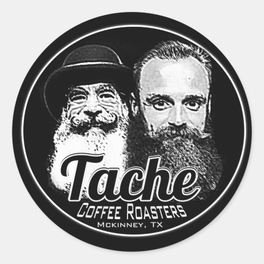 二重ひげ ラウンドシール (正面)