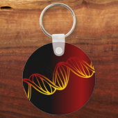 二重らせん キーホルダー (正面)